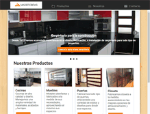 Tablet Screenshot of maderobras.com